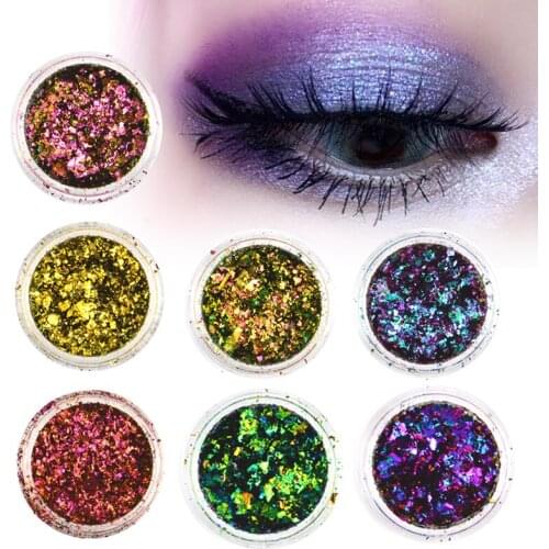 Chameleon Nail Sequins Nails Flakes Decorations Colorful Irregular Nail Glittering Paillettes Powder Glittery Nail Accessories