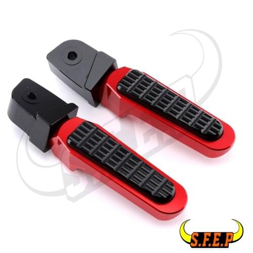 Motorcycle Accessories CNC Aluminum Alloy Rear Foot Pegs Footrest For Honda Forza 300 2018-2019