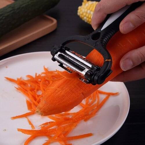Multi-functional Peeler Stainless Steel Fruit Peeler Apple Peeler Potato and Melon Shaver Scraping Knife Kitchen Tools