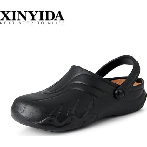 New Arrivals Unisex Chef Shoes Anti-slip Waterproof Oil-proof Kitchen Working Shoes Resistance Damping Safety Shoes Size 35-44