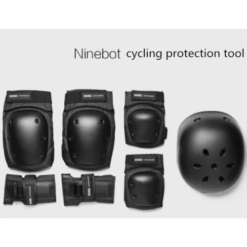 Original Ninebot riding helmet no. 9 balance bike protector set adult and child unicycle black protector set