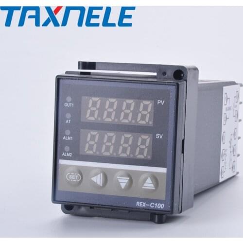 RKC PID temperature controller thermostat REX-C100 universal input K 1m thermocouple