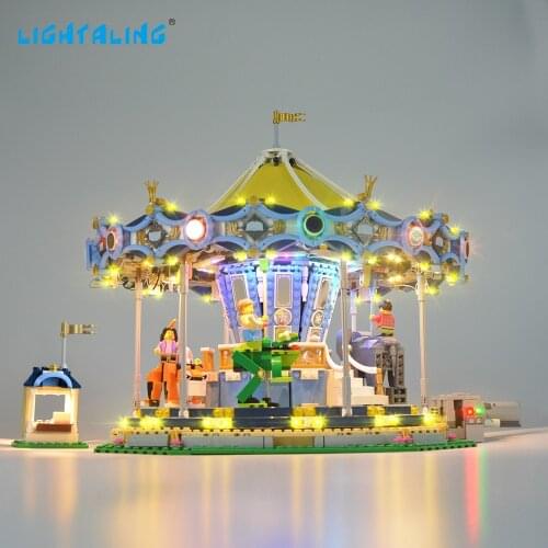 LIGHTALING Light Up Kit For 10257 Creator Expert The New Carousel Compatible With 15036 ,(NOT Include The Model)
