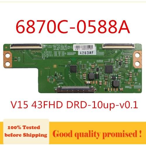 Tcon Board 6870C-0588A V15 43FHD DRD-10up-v0.1 6871L-4263A TV Board for Sony LG...etc. Original Logic Board t-con 6870C 0588A