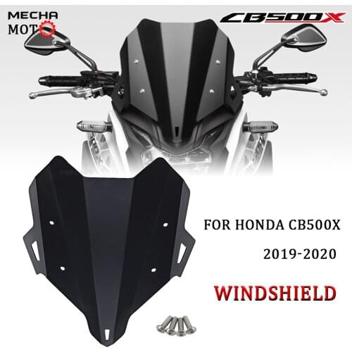 Motorcycle Windscreen Windshield Covers Motorbikes Deflector Protector Fairing For HONDA CB500X cb 500x CB500 500 X 2019-2020