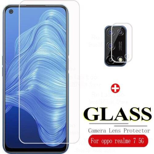 Tempered Glass For Oppo Realme 7 5G Screen Protector on Realmi7 real me 7 Camera lens Glass realme7 5G 2020 protection film 6.5