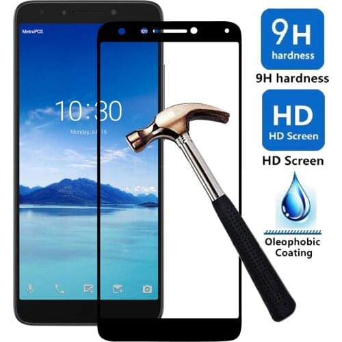 Full Cover Tempered Glass Screen Protector Explosion-proof Front Films For Alcatel 7 / 7 Folio 6062W / REVVL 2 Plus (T-Mobile)