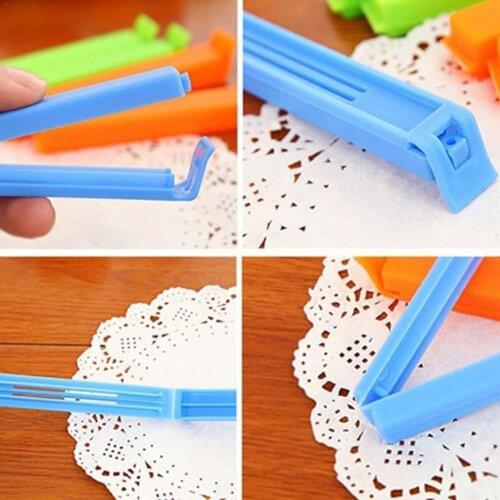 1pcs Sealing Clip kitchen Gadgets Plastic Tools Portable Storage Food Food Resealer Sealing Snack Storage Clips Kitchen Pac I0L9