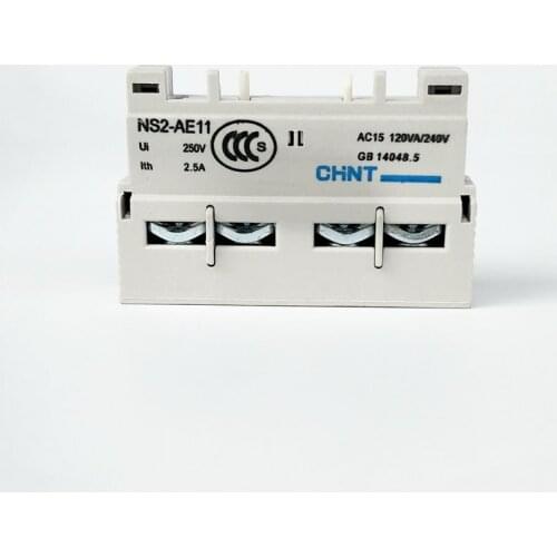 2PCS/LOT CHINT NS2-AE11 Auxiliary Contact for NS2 series Motor Starter