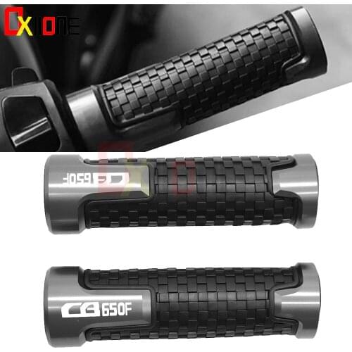 22mm Motorcycle CNC Accessories Scooter Handle Bar Grips Hand Bar grip 7/8"For Honda CB650F CB 650F CB 650 F C B 650F 2014-2016