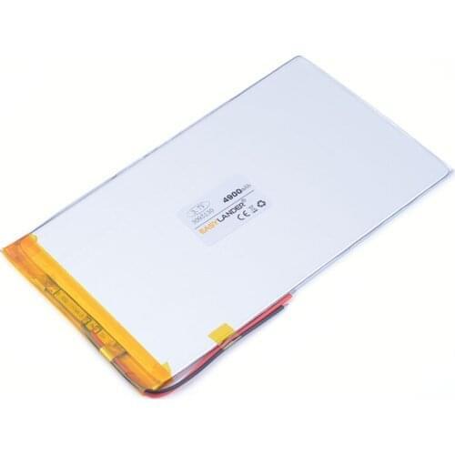 3.7V 4900mah 3095130 Lithium Polymer Li-Po Rechargeable Battery For DIY Mp3 MP4 MP5 GPS PSP PAD Mobile Tablet PC power bank