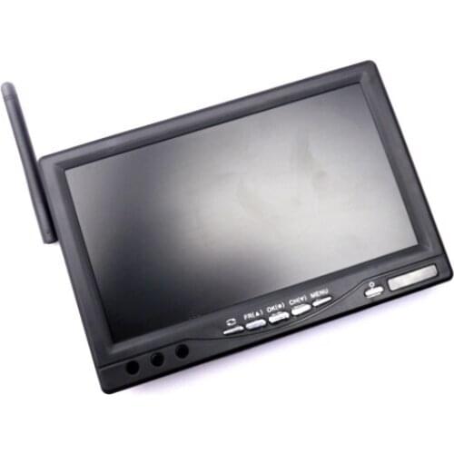 7in FPV Monitor/ Displayer Built-in 32CH 5.8G Wireless Receiver and DVR Record with Sun-hood (all-in-one) Free Shipping