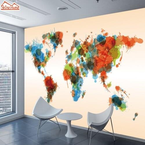 8d Silk 3d Photo Wallpapers Wall Mural Paper Wallpaper for Living Room Walls In Rolls Papers Home Decor Self Adhesive World Map