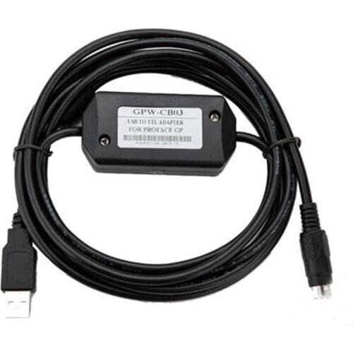 Elecalt Touch Screen Programming Cable RS232 GPW-CB02 GPW-CB03 With CD USB interface download for DIGITAL GP/Proface touch panel