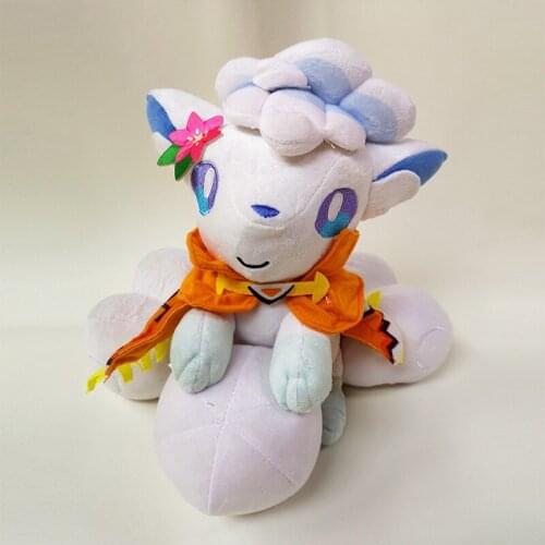 New Pokemon Anime Series Hug Snowball Vulpix Plush Toy Cute Animal Fox Soft Stuffed Doll Kids Gift 30cm
