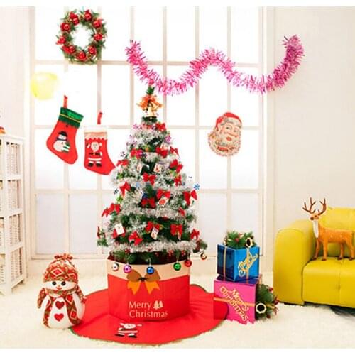 Non-woven Storage Box Multifunctional Durable Christmas Tree Skirt Box Folding Snowmen Base Box Xmas Tree Foot Cover Xmas Decor