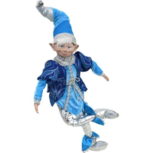 12" - 20" elf doll plush toys holiday party supply on a shelf Christmas tree decoration family gifts