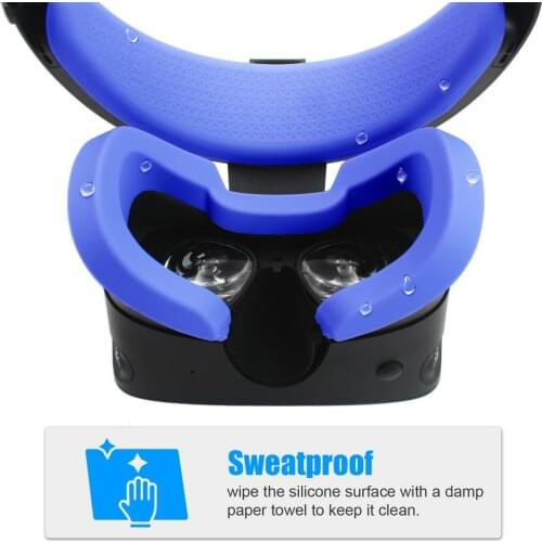 New 3 In1 VR Face Pad &Front Rear Foam Silicone Covers For Oculus Rift S VR Glasses Eye Mask Face Mask Skin Rift S Accessories