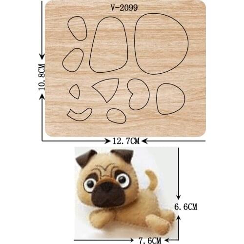 New DOG wooden dies cutting dies for scrapbooking Multiple sizes V-2099