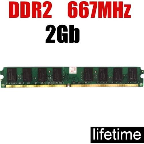 DDR2 2Gb 667 ddr2 667MHz PC2-5300 / For Desktop PC DIMM PC2 5300 Memory RAM ( For intel for amd ) memoria ddr2 2G 4Gb 1G 533 800