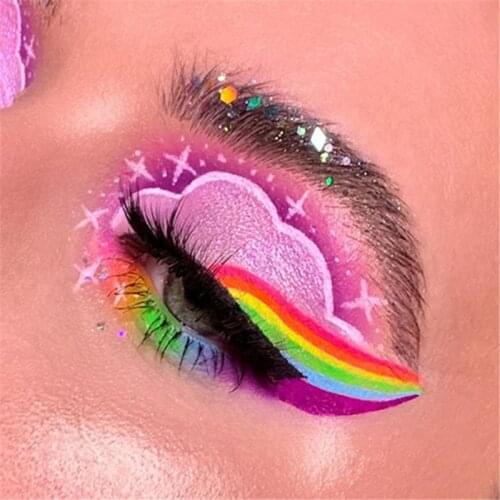 High Level Neon Water Activated Eyeliner Cream Pastel-Black Natural Black Eye Liner Pen Waterproof Long-Lasting Easy To Wear