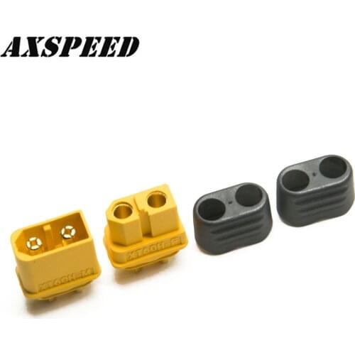 AXSPEED XT60 Connectors Male Female Power Plugs Power with Sheath for RC Lipo Battery Quadcopter Multicopter RC Car Parts