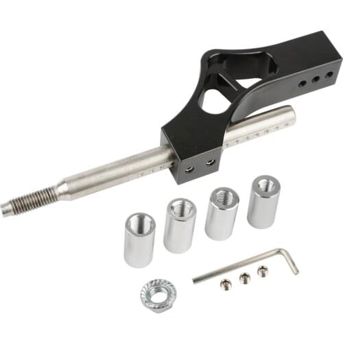 Adjustable Gear Shift Knob Extender Height Lever Extension Gear Shifter Extender Kit with 4 Adapters For EK EG Integra D Series