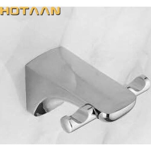European Style Luxury Crystal Zinc Chrome Robe Hook Bathroom Hangings Towel Rack Clothes Hook Home Decoration Bathroom 13702