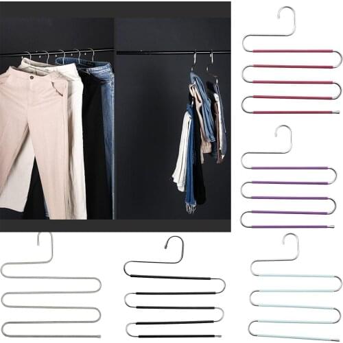 Closet Organizer Save Space Household Accessories Pants Sacrf Jean Hanging Rack