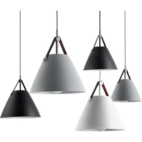 Modern Nordic Minimalist Creative Hanging Lights Bar Lighting Living Room Lamps Dining Room Fixtures Restaurant Pendant Lights