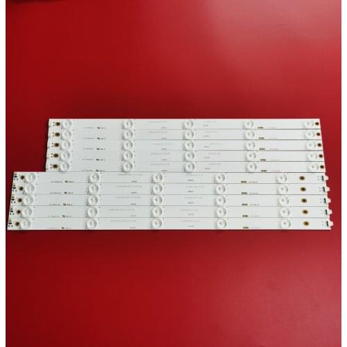 10 PCS/set LED backlight strip for Hitachi LE49A509 LE49A6R9 LB49006 49D2000 LB-C490F14-E4-L-G1-DL1 DL2 KHP200650C KHP200650B