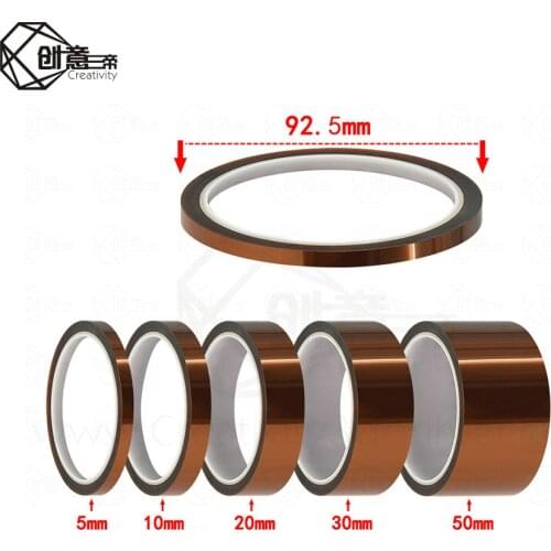 High Temperature Heat BGA Tape Thermal Insulation Tape Polyimide Adhesive Insulating adhesive Tape 3D printing Board protection