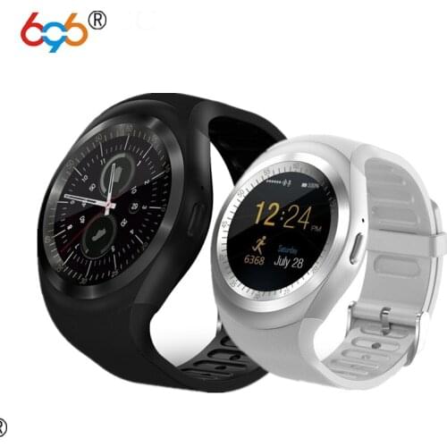 696 Smart Watch Y1 Round Screen Fitness Activity Tracker Sleep Monitor Pedometer Calories Track Support SIM Card remote camera