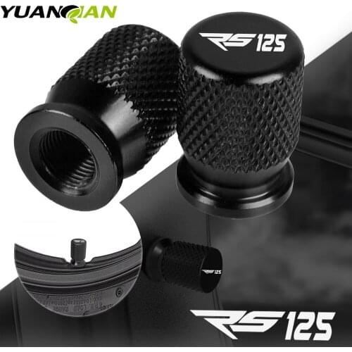 FOR APRILIA RS125 RS 125 1996-2006 2005 2004 Universal Motorcycle CNC Vehicle Wheel Tire Valve Stem Caps Cover RS125 2007 2008
