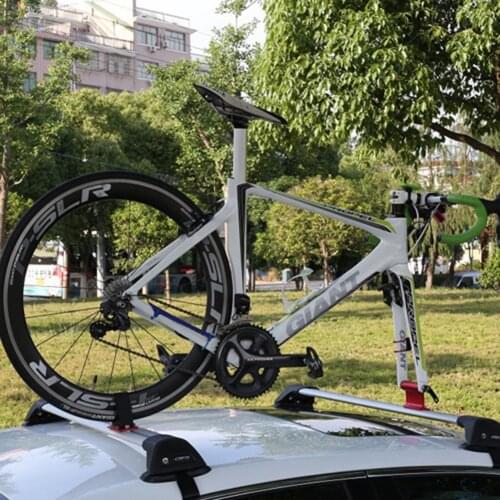 Bicycle Car Roof Rack Alloy Fork Lock Quick Release Mount Roof-Top Stable Tools Biking Portable Dustproof Cycling Parts