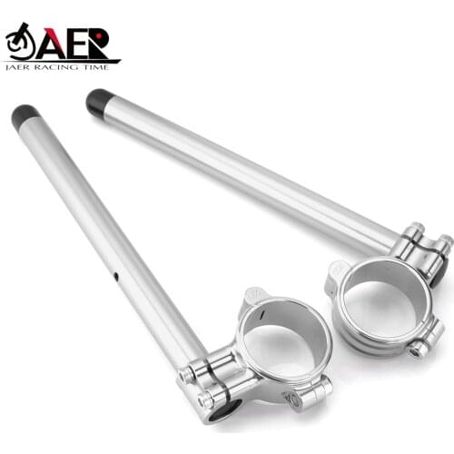 JAER CNC Motorcycle Handlebar Clip Ons 47MM Clamp for Yamaha R3 R15 V3 2019-2020 Clip On Fork Handle Bar Fork Tube Cafe Racer