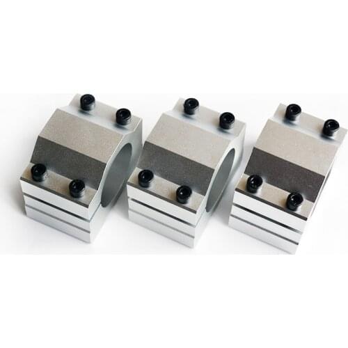 1pcs CNC Spindle Clamp 52mm 65mm Aluminum Motor Bracket CNC Carving Machine Clamp Motor Holder