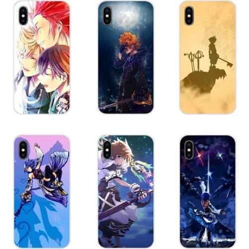 Accessories Phone Shell Covers For Apple iPhone X XR XS 11 12Pro MAX 4S 5S 5C SE 2020 6S 7 8 Plus ipod 5 6 Anime Kingdom Hearts