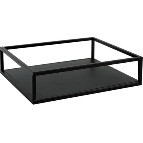 Decoration Trays Table Storage Black Plate for Coffee /Bread/Essential Oil Dessert Pallet Food Saucer