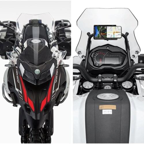 Motorcycle Navigation Bracket USB ChargerMobile Phone Bracket Support Phone Holder FIT For BENELLI TRK502 TRK520X 2016-2020