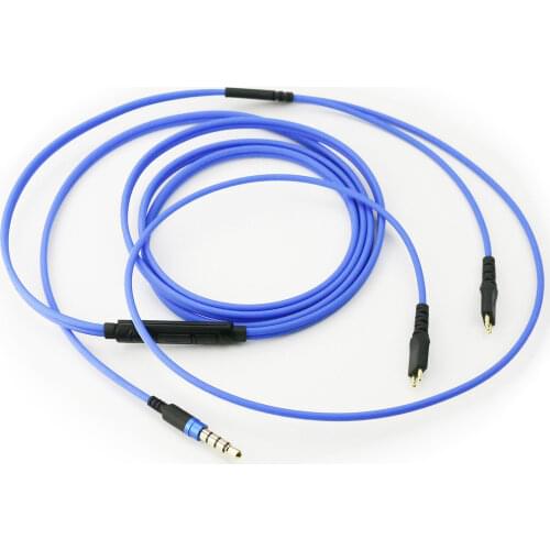 Headphone Cable With Mic Remote Volume Cable For Sennheiser HD25 HD650 HD600 HD580 HD525 HD565 Headphone