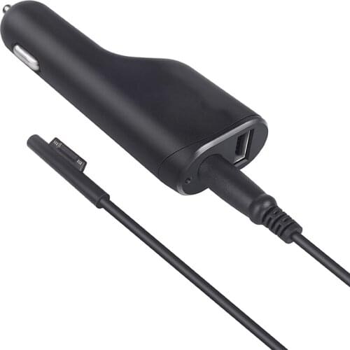 HOT Car Charger Laptop Car Charger, 36W 12V 2.58A with USB Port Including Suitcase, Suitable for Surface