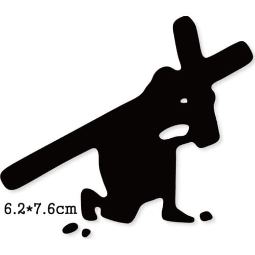 Metal Cutting Dies Jesus carry Cross 2020 New Crafts Knife Blade Stencil For DIY Scrapbooking Paper/photo Cards Embossing Die