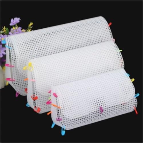 New 1Pc 3Sizes Weaving Plastic Mesh Sheet Auxiliary Knitting Chenille Gold Velvet DIY Bag Accessories Easy Knit Helper Hyuna Bag