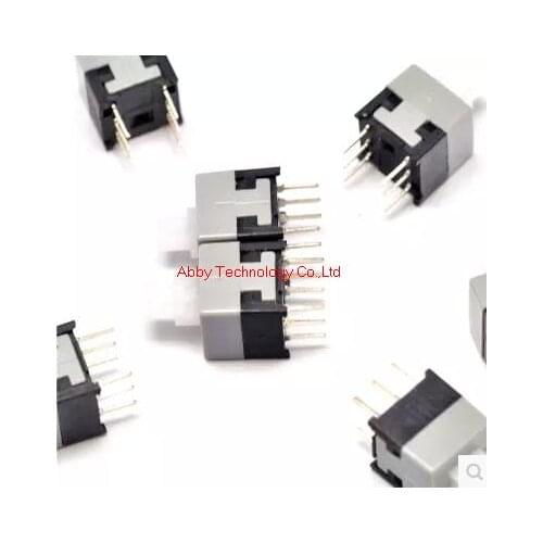 Wholesale 1000PCS 8.5X8.5mm 3Pin Push Tactile Power Micro Switch Self lock On/Off button Latching switch