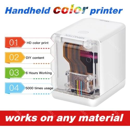 Mobile Color Printer Machine Handheld Portable Mini Printer with Cartridge WIFI USB Connection Printer Home Office Printer