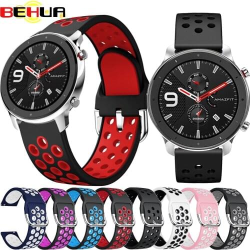 Sport band for Samsung Galaxy Watch 46mm Silicone 22mm Watchband Strap for samsung Gear S3 Frontier/Classic Smartwatch Wristband