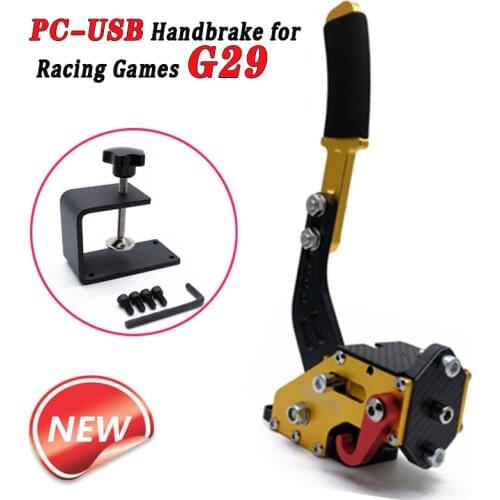 PS4/PC G29/T300RS/G920/G27/G295 USB Hand Brake+Clamp For Racing Games Logitech Brake System Handbrake Auto Replacement Parts New