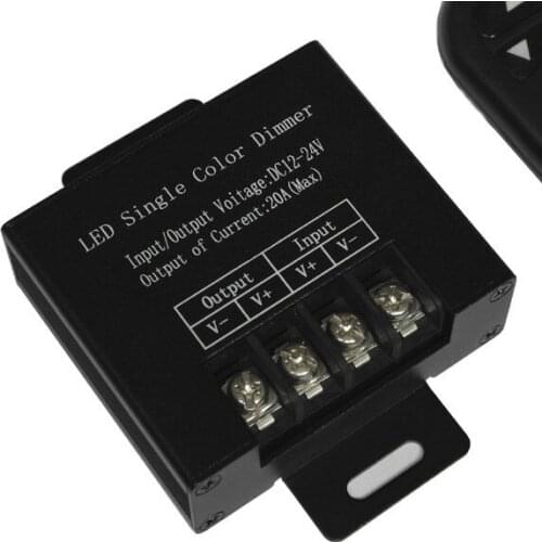 High current LED dimmer;DC12-24V input;20A*1CH output;12V/240W;24V/480W