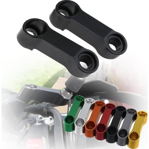 For KAWASAKI Z250 Z300 Z650 Z900 Z900RS Z800 Z1000 Z750 ER-6N ER-6F Motorcycle Rearview Mirrors Extension Riser Extend Adapter